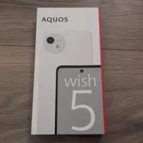 【新品未開封】SIMフリーAQUOS wish 5 SH-52F ホワイト ユキ