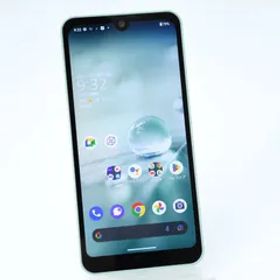 【液晶美品電池良好】au SIMフリー AQUOS wish SHG06 オリーブグリーン