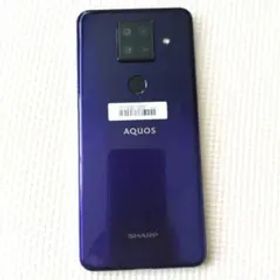 SHARP AQUOS sence4 plus パープル 本体 ケース セット