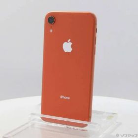 〔中古品〕 iPhoneXR 64GB コーラル MT0A2J／A SIMフリー【305】