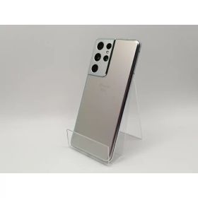 【中古】SAMSUNG docomo 【SIMロックあり】 Galaxy S21 Ultra 5G ファントムシルバー 12GB 256GB SC-52B【博多】保証期間1ヶ月【ランクC】