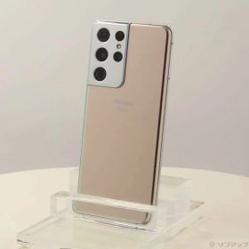 【中古】SAMSUNG(サムスン) Galaxy S21 Ultra 5G 256GB ファントムシルバー SC-52B docomoロック解除SIMフリー 【269-ud】
