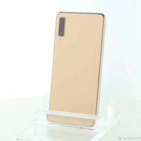 〔中古品〕 GALAXY A7 64GB ゴールド SM-A750C 楽天 SIMフリー【258】