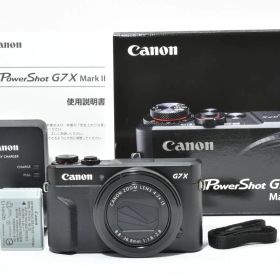[良品] Canon キャノン PowerShot G7 X Mark II デジタルカメラ 箱付き #2700830A