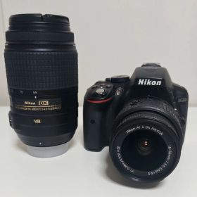 【美品】Nikon D5300 ダブルズームキット ブラック