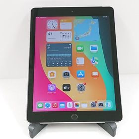 iPad 第6世代 Wi-Fi +Cellular 32GB au スペースグレイ c10386