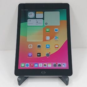 iPad 第6世代 Wi-Fi +Cellular 32GB au スペースグレイ c10384