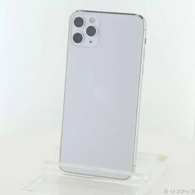 〔中古品〕 iPhone11 Pro Max 256GB シルバー MWHK2J／A SIMフリー【368】