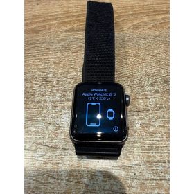 【中古正常品】AppleWatch series3 38mm GPSモデル スペースグレー アルミニウムケース A255