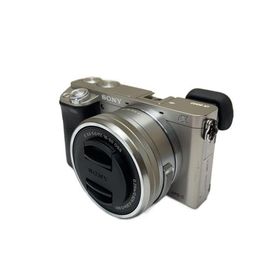SONY◆デジタル一眼カメラ α6000 ILCE-6000Y ダブルズームレンズキット [シルバー]//