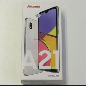 ギャラクシー(Galaxy)の【ジャンク品】SAMSUNG Galaxy A21 SC-42A ホワイト(スマートフォン本体)