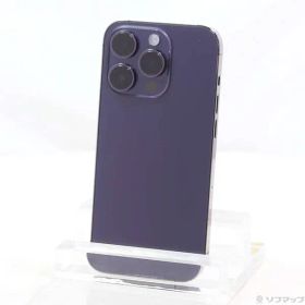 〔中古品〕 iPhone14 Pro 256GB ディープパープル MQ1E3J／A SIMフリー【297】