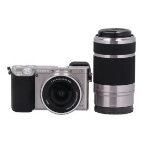 中古 ミラーレス一眼 ダブルズームレンズキット/α6000SONY ソニーILCE-6000Y 3293826コンディションランク【B】（商品 No.09-0）