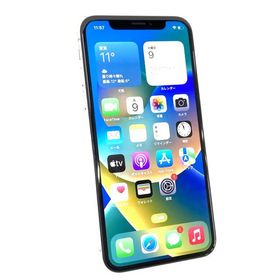 中古 Apple iPhoneX 64GB MQAY2J/A シルバー docomo