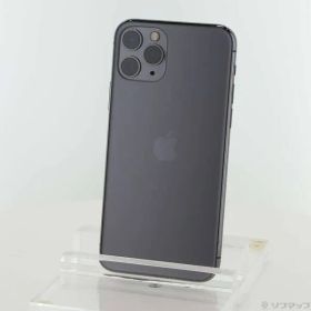 〔中古品〕 iPhone11 Pro 64GB スペースグレイ MWC22J／A SIMフリー【258】