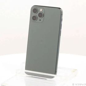 〔中古品〕 iPhone11 Pro 64GB ミッドナイトグリーン MWC62J／A SIMフリー【344】