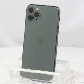 〔中古品〕 iPhone11 Pro 64GB ミッドナイトグリーン MWC62J／A SoftBank【344】