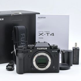 FUJIFILM フジフイルム X-T4 ボディ ブラック ミラーレス一眼レフカメラ【中古】