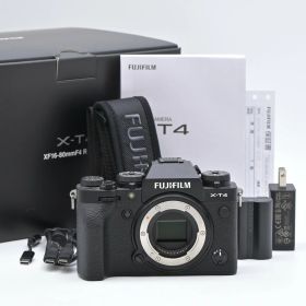 FUJIFILM フジフイルム X-T4 ボディ ブラック ミラーレス一眼レフカメラ【中古】