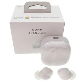 【SONY】ソニー『ワイヤレスノイズキャンセリングステレオヘッドセット / LinkBuds Fit / ホワイト』WF-LS910N(WZ) ワイヤレスイヤホン 1週間保証【中古】