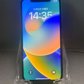 美品 Appleストア版 SIMフリー iPhoneX 256GB シルバー色