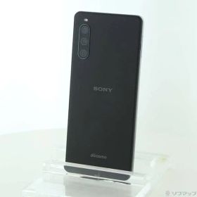 〔中古品〕 Xperia 10 IV 128GB ブラック SO-52C docomo SIMフリー【269】