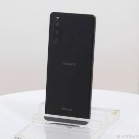 〔中古品〕 Xperia 10 IV 128GB ブラック SO-52C docomo SIMフリー【251】