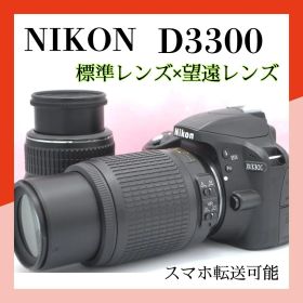 ⭐初心者おススメ⭐ダブルレンズ Nikon D3300 一眼レフ 安心保障付き
