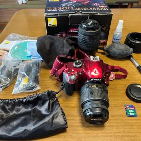 Nikon D3300 18-55 VRⅡKit レッド カメラ
