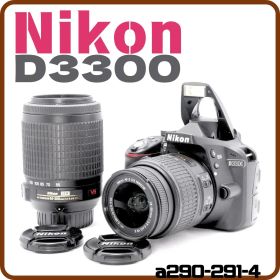 お得なダブルレンズ✨Nikon D3300 デジタル一眼レフカメラ 望遠 標準