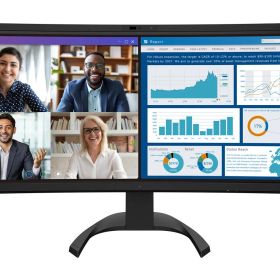 【新品・2営業日で発送】EIZO エイゾ EV3450XC-BK 34.1型 FlexScan 液晶 3440×1440 スピーカー搭載 DisplayPort HDMI×2 USB タイプC LAN ブラック系