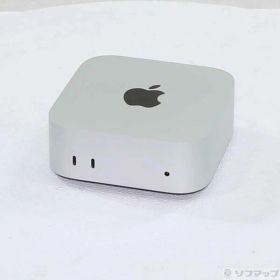 【中古】Apple(アップル) Mac mini Late-2024 MU9D3J／A Apple M4 10コアCPU_10コアGPU 16GB SSD256GB シルバー 〔15.7 Sequoia〕 【262-ud】
