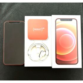 アイフォーン(iPhone)の【値下げ】iPhone 12 mini 256GB RED SIMフリー (スマートフォン本体)