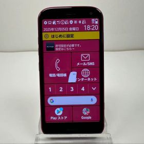美品 NTT docomo らくらくスマートフォン F-52B ピンク