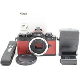 ■シャッター数11枚！新品同様■ Nikon Z fc ボディ ブラック クリムゾンレッド ミラーレス一眼 プレミアムエクステリア張替済み ニコン