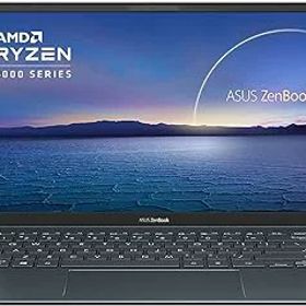 【中古】ASUS 薄型 軽量 ノートパソコンZenBook 14 UM425IA(AMD Ryzen7 4700U/8GB, 512GB/約1.25kg/14インチ/Webカメラ/バッテリー駆動 約21時間 /Type-C