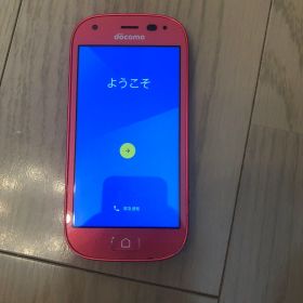 美品 docomo らくらくスマートフォン4 16GB あか