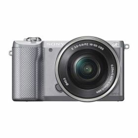 【中古】【1年保証】【美品】SONY α5000 パワーズームレンズキット シルバー [ILCE-5000L]