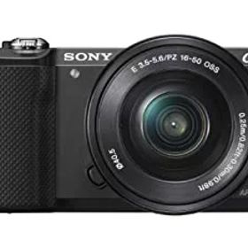 【中古】SONY ミラーレス一眼 α5000 パワーズームレンズキット ブラック ILCE-5000L-B