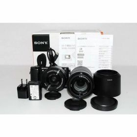 【中古】ソニー SONY α5000 ダブルズームレンズキット ブラック