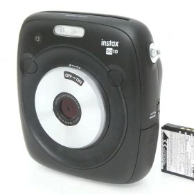 【中古】【ジャンク品】富士フイルム instax SQUARE SQ 10 チェキスクエア ブラック CA01-R3229-3Y1A FUJIFILM インスタントカメラ デジタルイメージセンサー セルフタイマー フラッシュ 中古