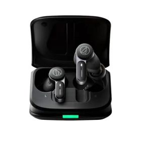 【中古】 オーディオテクニカ ATH-TWX7 ワイヤレスイヤホン bluetooth ノイズキャンセリング 最大約20時間再生 通話品質強化 マルチポイント対応 ノイズキャンセル ヒアスルー 低遅延モード LDAC対応 SBC AAC IPX4防滴 急速充電 Qiワイヤレス充電【国内正規品】 ブ