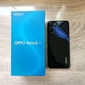 【中古】OPPO Reno3 A ブラック 本体