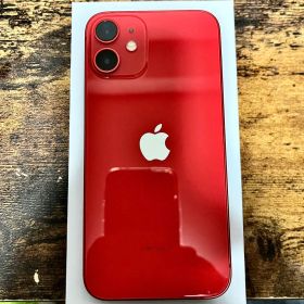 値下げ/SIMフリー/iPhone12mini (赤) 本体 64GB