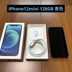 Apple iPhone12mini 128GB青色 本体 箱、充電ケーブル付き
