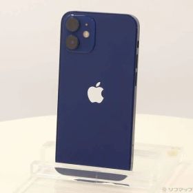 〔中古品〕 iPhone12 mini 256GB ブルー MGDV3J／A SIMフリー【344】