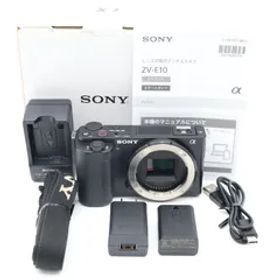 ショット数4218回、元箱付き。★美品★ SONY ソニー VLOGCAM ZV-E10 ボディ ブラック