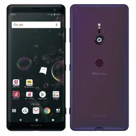 【中古】Aランク【目立った傷や汚れなし】 SIMロック解除済 白ロム 元docomo SO-01L SONY Xperia XZ3 ボルドーレッド ネットワーク利用制限〇