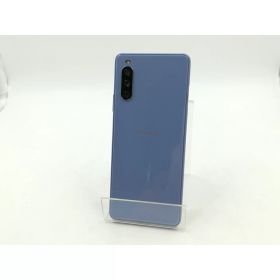 【中古】SONY au 【SIMロック解除済み】 Xperia 10 III ブルー 6GB 128GB SOG04【千葉】保証期間1ヶ月【ランクA】