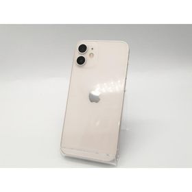 【中古】Apple SoftBank 【SIMロック解除済み】 iPhone 12 mini 128GB ホワイト MGDM3J/A【広島本通】保証期間１ヶ月【ランクC】